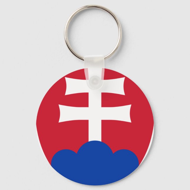 Slovakia coat of arms key ring (Front)