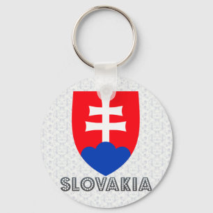 Slovakia Coat of Arms Key Ring