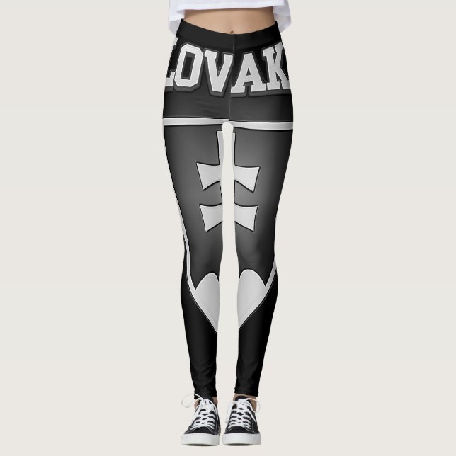 Slovakia Coat of Arms Leggings (Front)