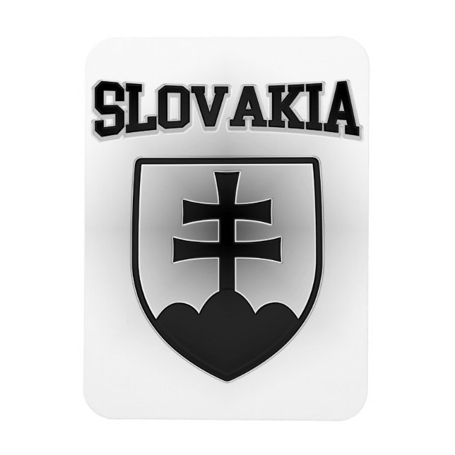 Slovakia Coat of Arms Magnet (Vertical)