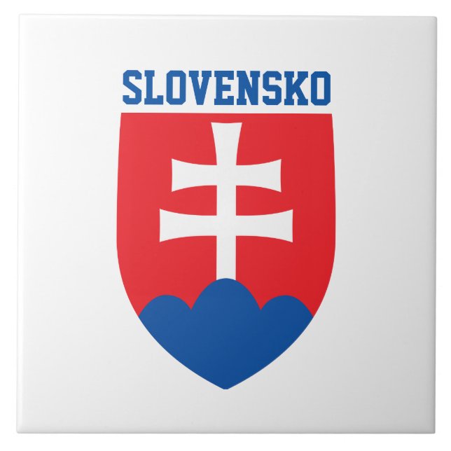 Slovakia coat of arms tile (Front)