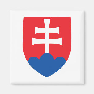 slovakia country coat arms symbol emblem cross magnet