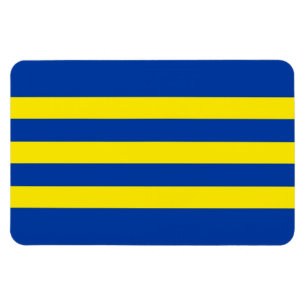 slovakia county Trnavsky flag region blue yellow Magnet