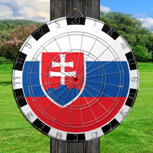 Slovakia Dartboard & Slovakia Flag / game board