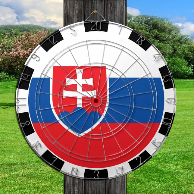 Slovakia Dartboard & Slovakia Flag / game board (Creator Uploaded)