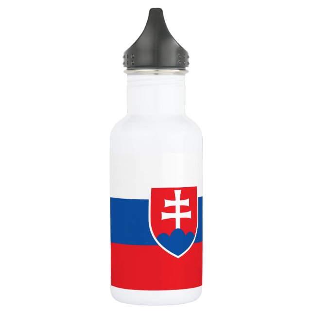 Slovakia Flag 532 Ml Water Bottle (Left)