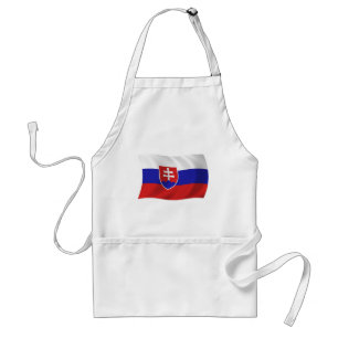 Slovakia Flag Apron