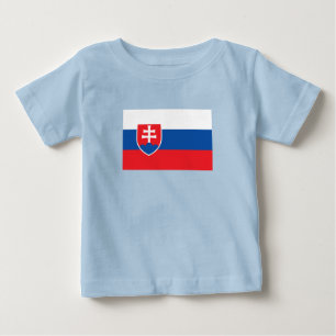 Slovakia Flag Baby T-Shirt