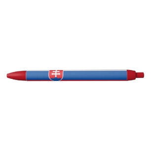 Slovakia Flag Black Ink Pen
