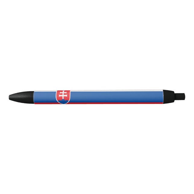 Slovakia flag black ink pen (Front)