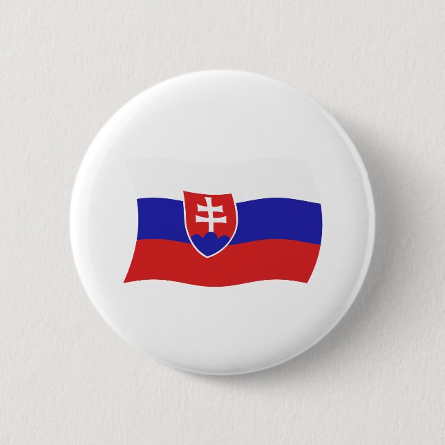 Slovakia Flag Button (Front)