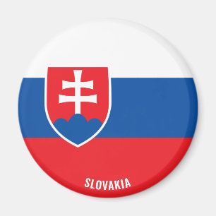 Slovakia Flag Charming Patriotic Magnet
