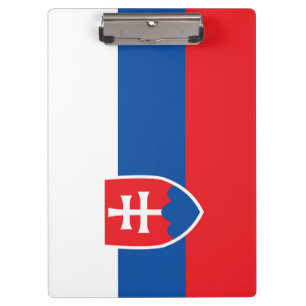 Slovakia flag clipboard