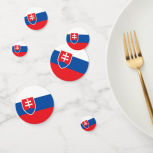 Slovakia flag confetti