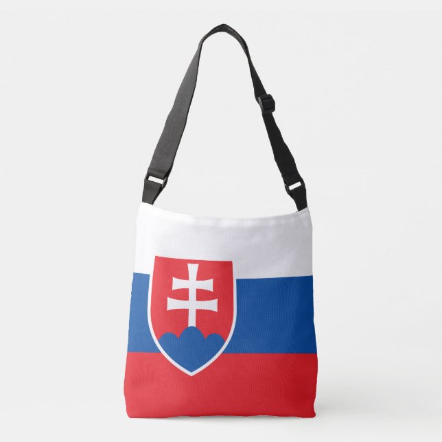 Slovakia Flag Crossbody Bag (Front)