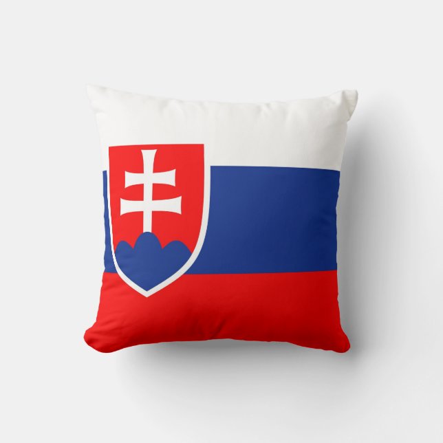 Slovakia Flag Cushion (Front)