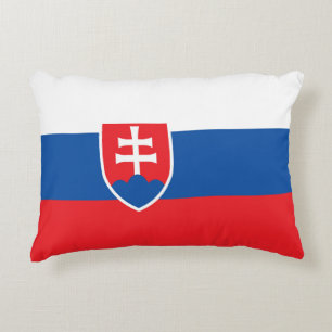 Slovakia flag decorative cushion