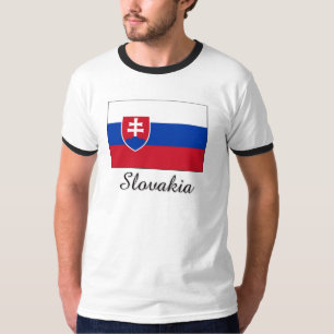 Slovakia Flag Design T-Shirt