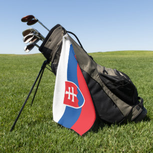 Slovakia flag golf towel