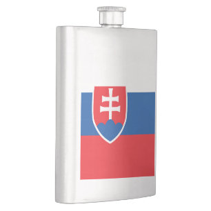 Slovakia flag hip flask