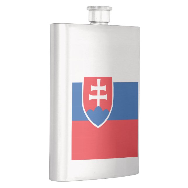 Slovakia flag hip flask (Right)