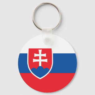 Slovakia Flag Key Ring