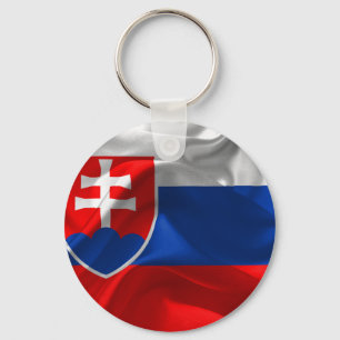 Slovakia flag key ring