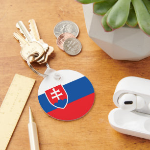 Slovakia flag key ring