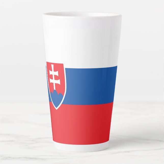 Slovakia flag latte mug (Front)