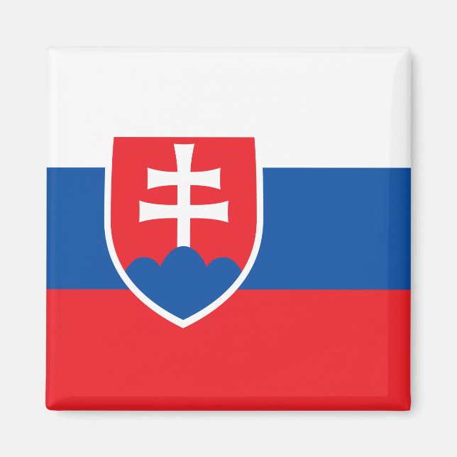 Slovakia Flag Magnet (Front)