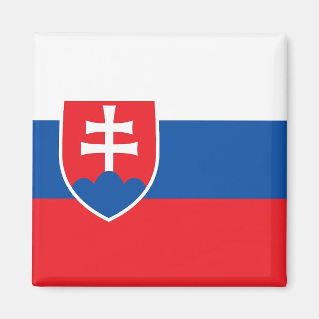 Slovakia Flag Magnet (Front)