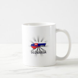 Slovakia Flag Map 2.0 Coffee Mug