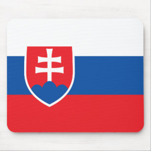 Slovakia Flag Mouse Mat