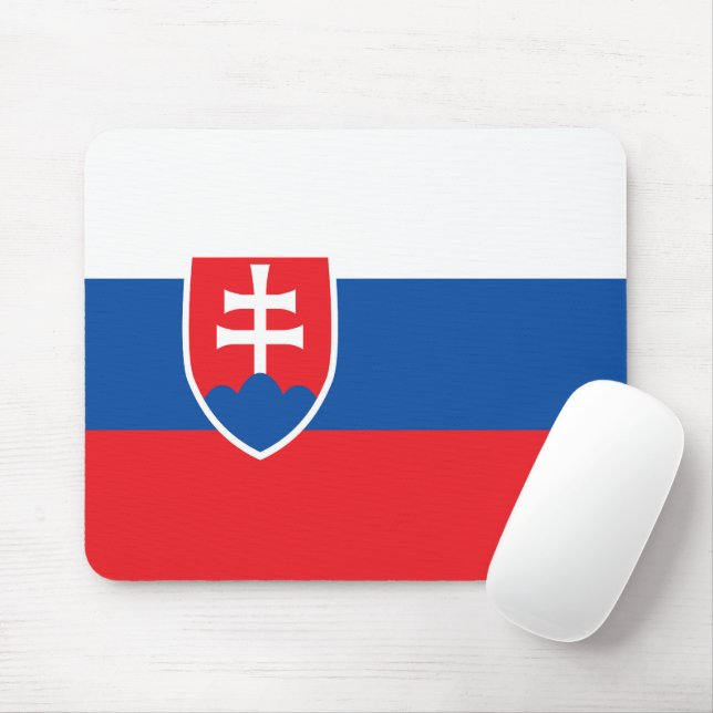 Slovakia flag mouse mat (With Mouse)