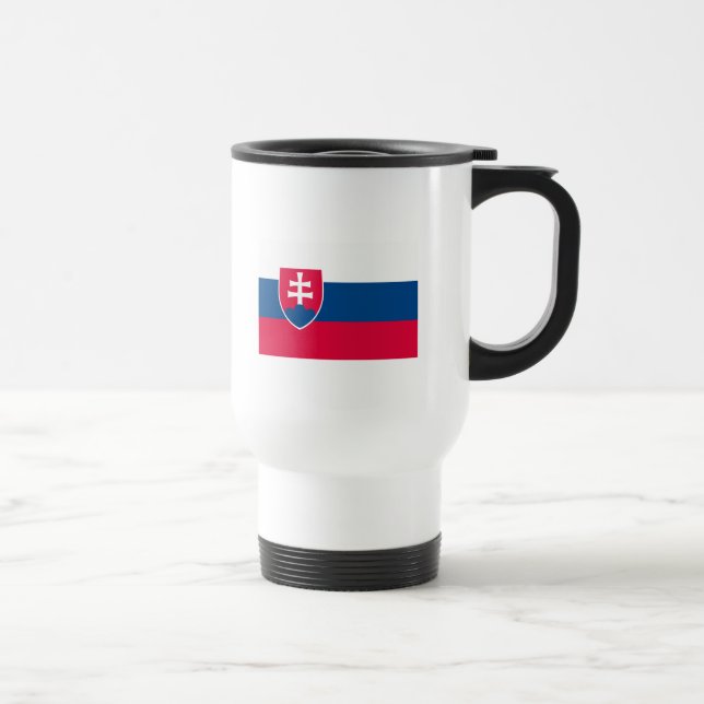 Slovakia Flag Mug (Right)