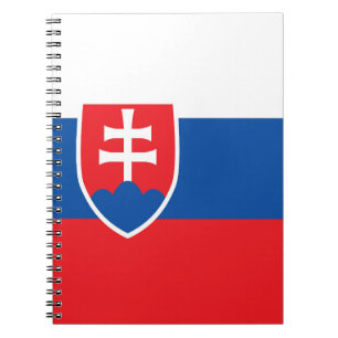 Slovakia flag notebook