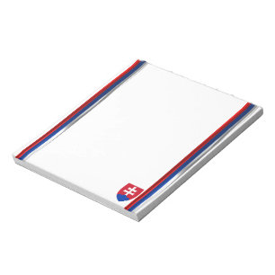 Slovakia flag notepad