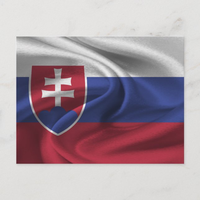 Slovakia Flag Postcard (Front)