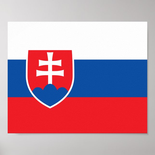 Slovakia Flag Poster (Front)