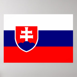 Slovakia Flag Poster