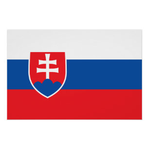 Slovakia Flag Poster