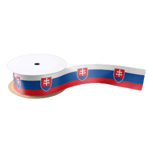 Slovakia Flag Satin Ribbon