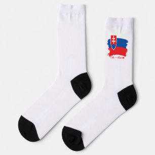 Slovakia flag socks