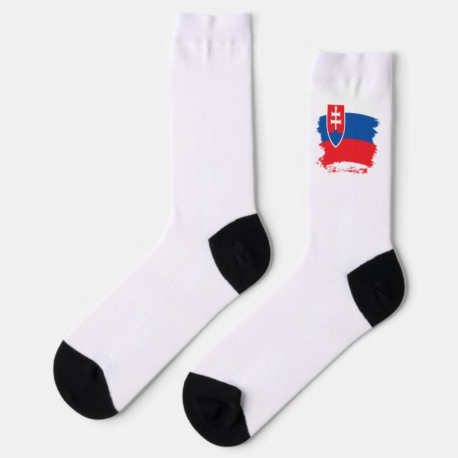 Slovakia flag socks (Left)