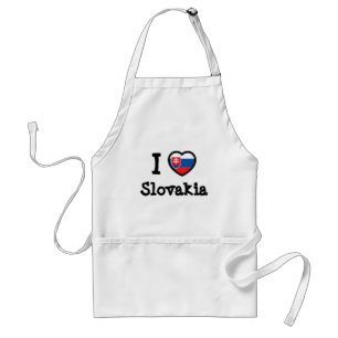 Slovakia Flag Standard Apron
