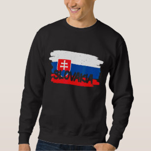 Slovakia Flag Sweatshirt