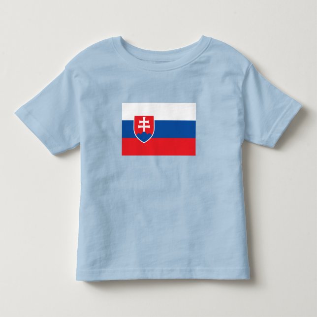 Slovakia Flag Toddler T-Shirt (Front)