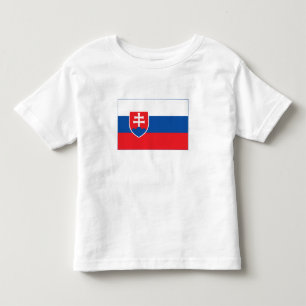 Slovakia Flag Toddler T-Shirt