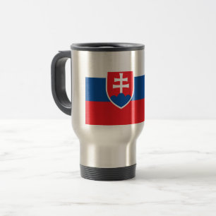Slovakia Flag Travel Mug