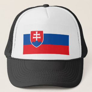 Slovakia Flag Trucker Hat